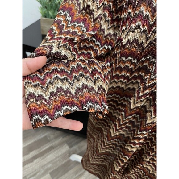 Danny And Nicole Women’s Cardigan Plus Size 22W Geometric open Front - Picture 4 of 8